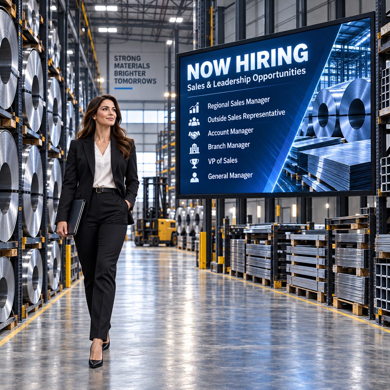 Now hiring: sales and leadership opportunities across the metals industry.
